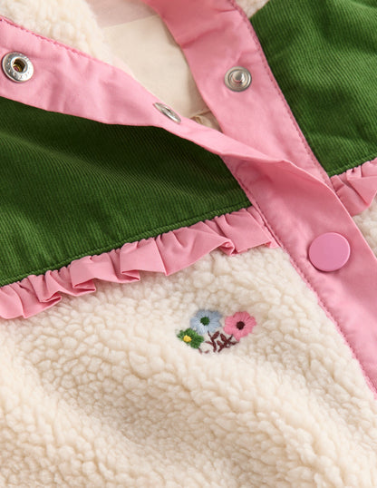 Pretty Borg Mix Jacket-Soft Ivory Embroidered-3