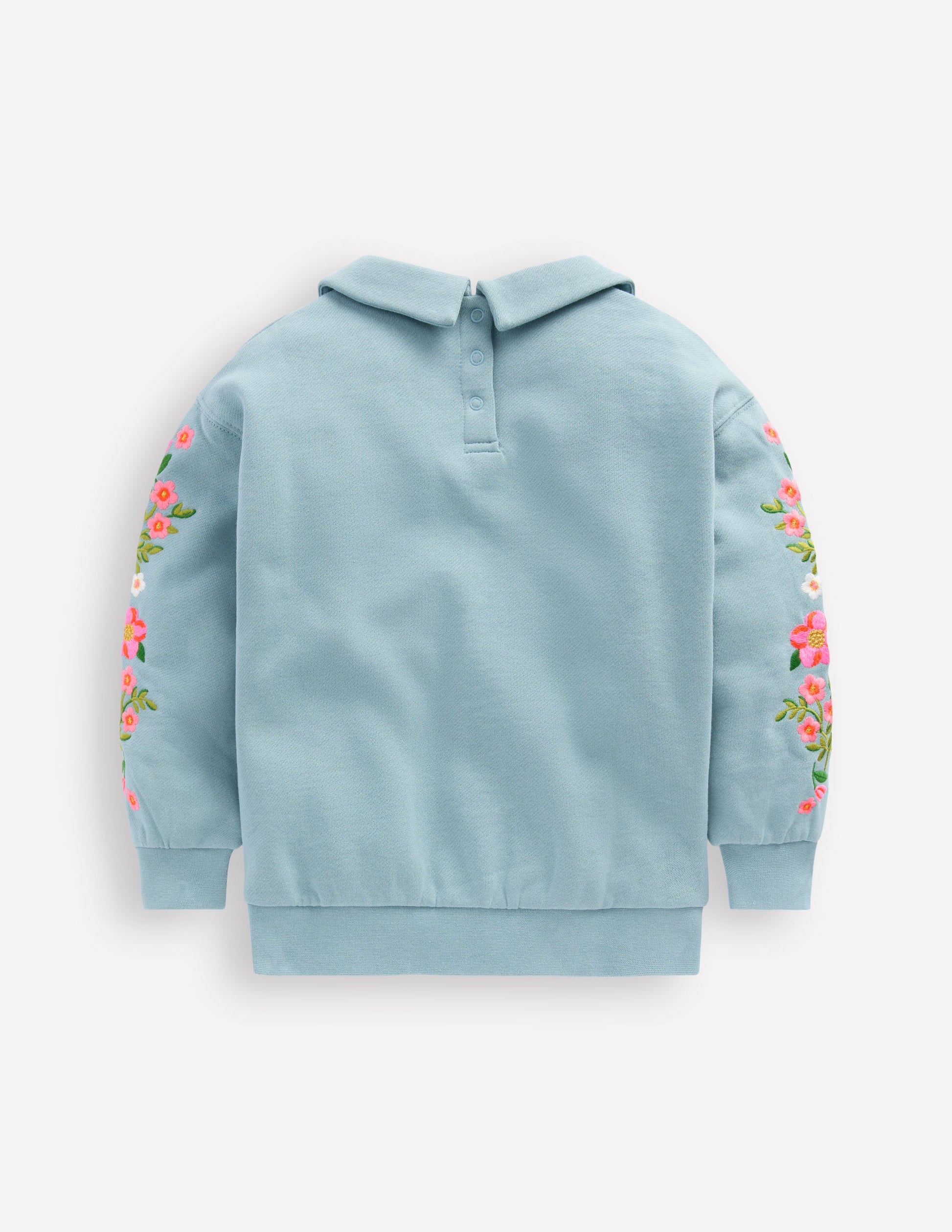 Embroidered Sweatshirt-Glacier Blue Embroidery-2