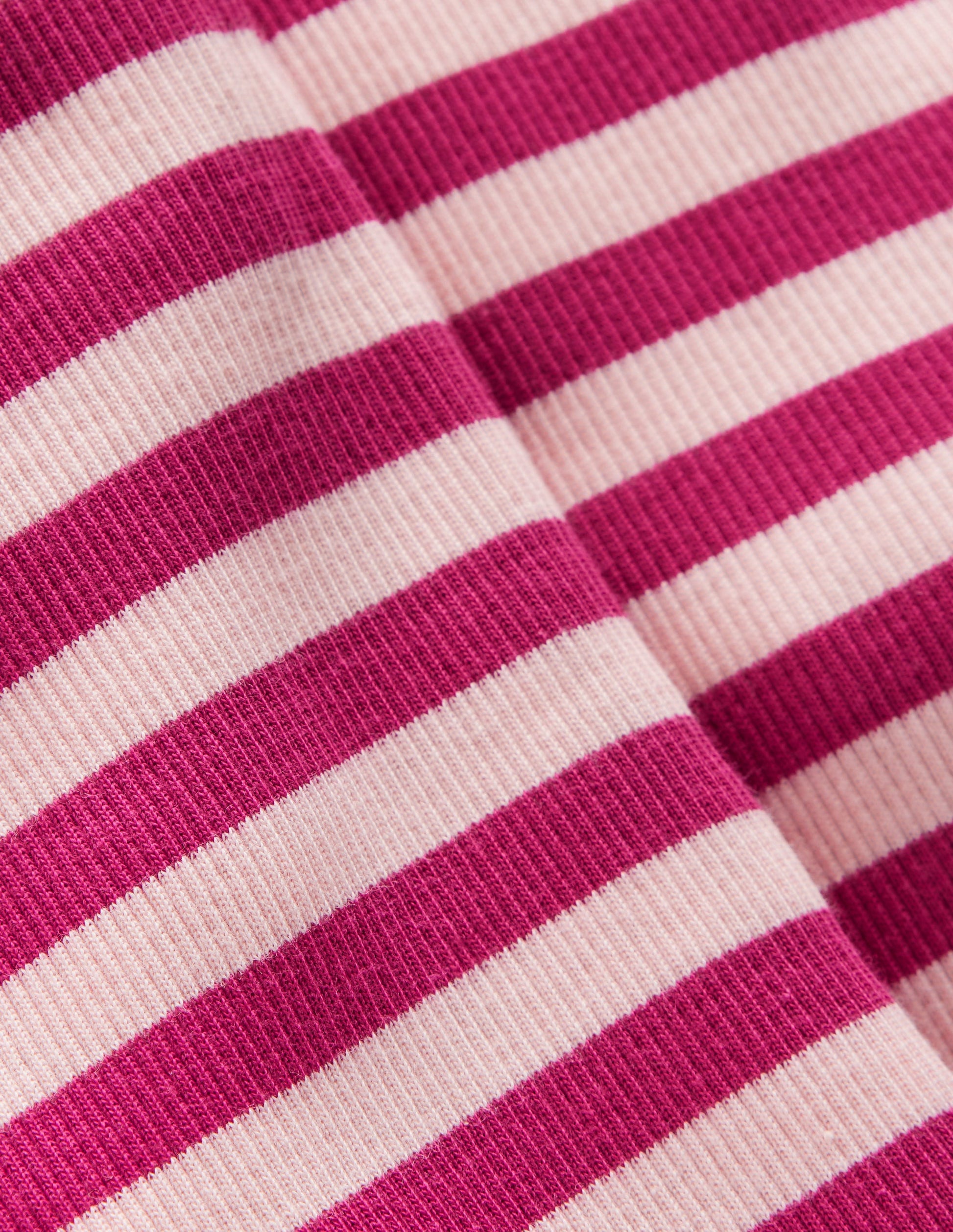 Ribbed Flare Leggings-Cherry Jam/Chalk Pink Stripe-3