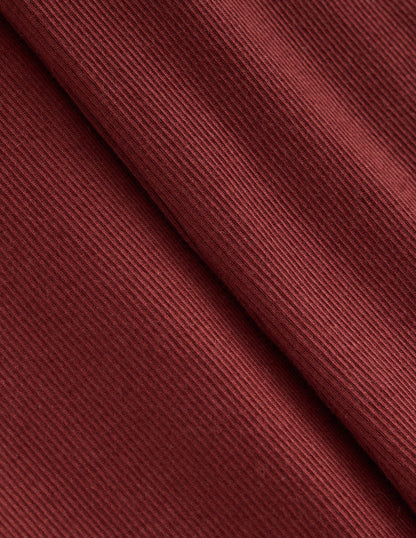 Ribbed Flare Leggings-Chestnut-3