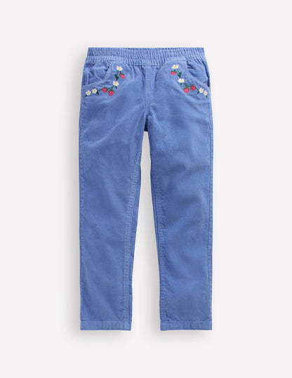 Cord Pull-On Trousers-Ebb & Flow-1