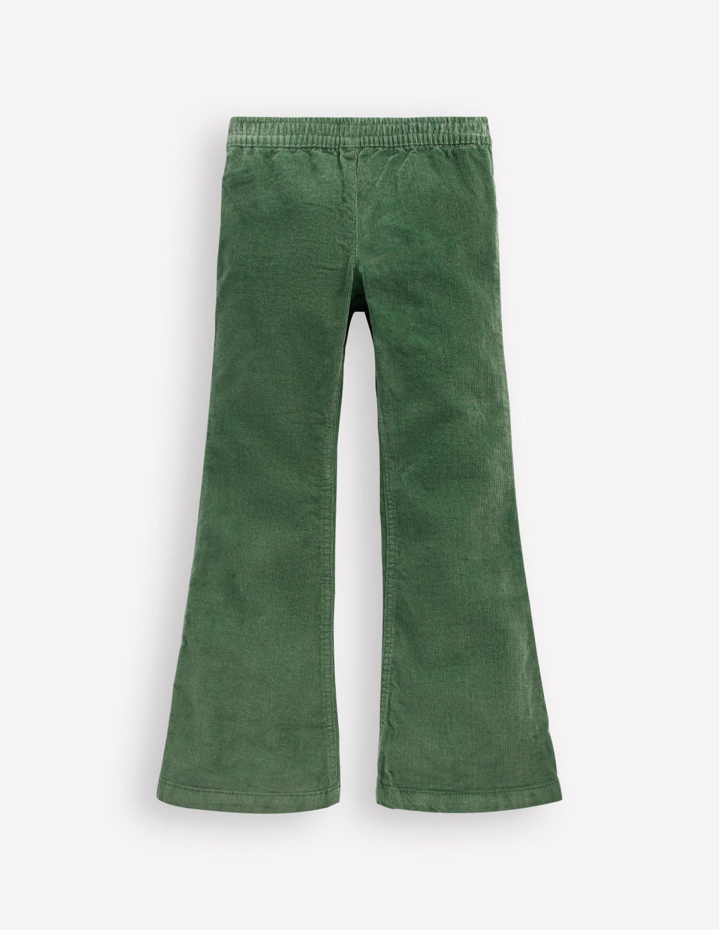 Flared Cord Legging-Green