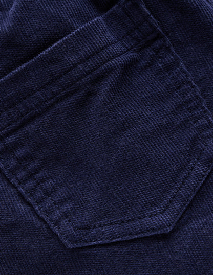 Flared Cord Legging-College Navy-4