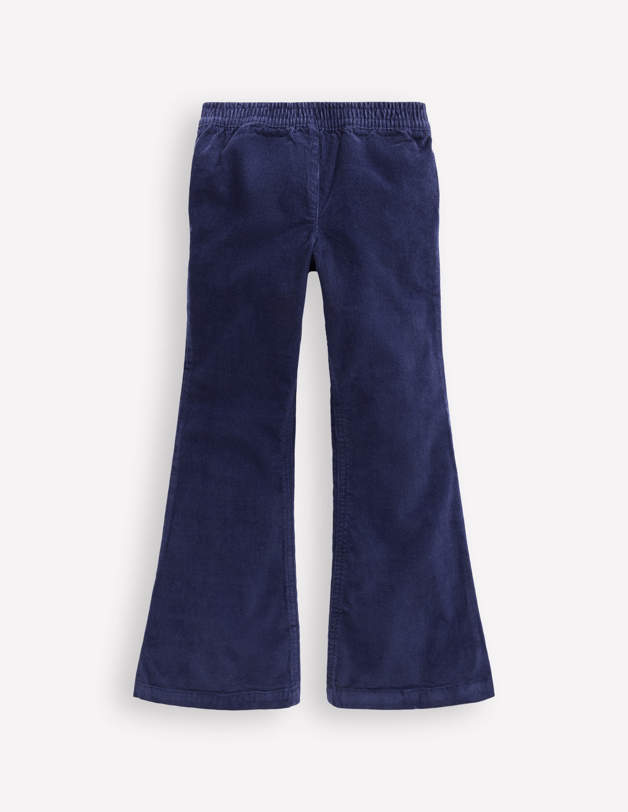 Flared Cord Leggings-College Navy - Image 2