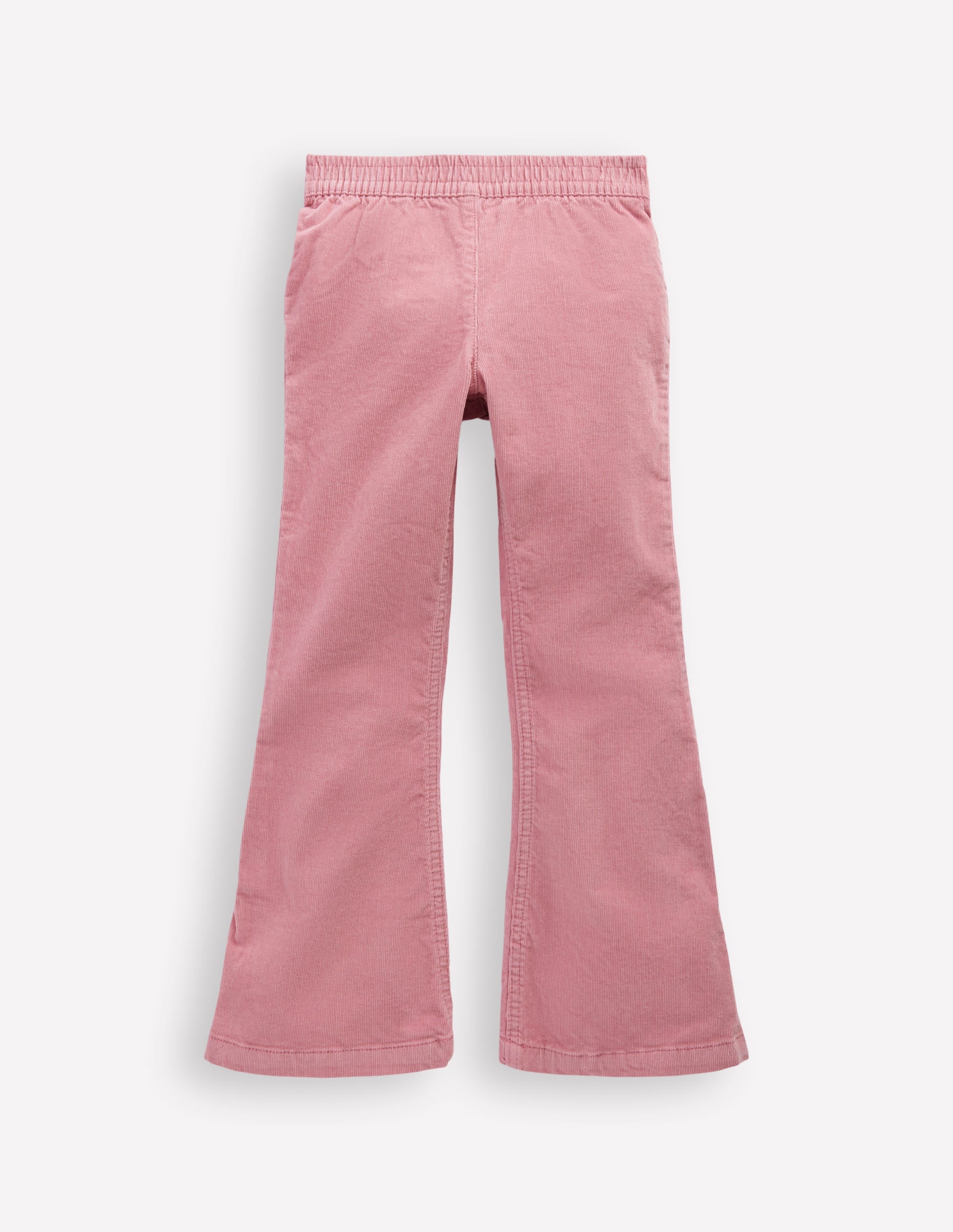 Flared Cord Leggings-Pink Haze - Image 1