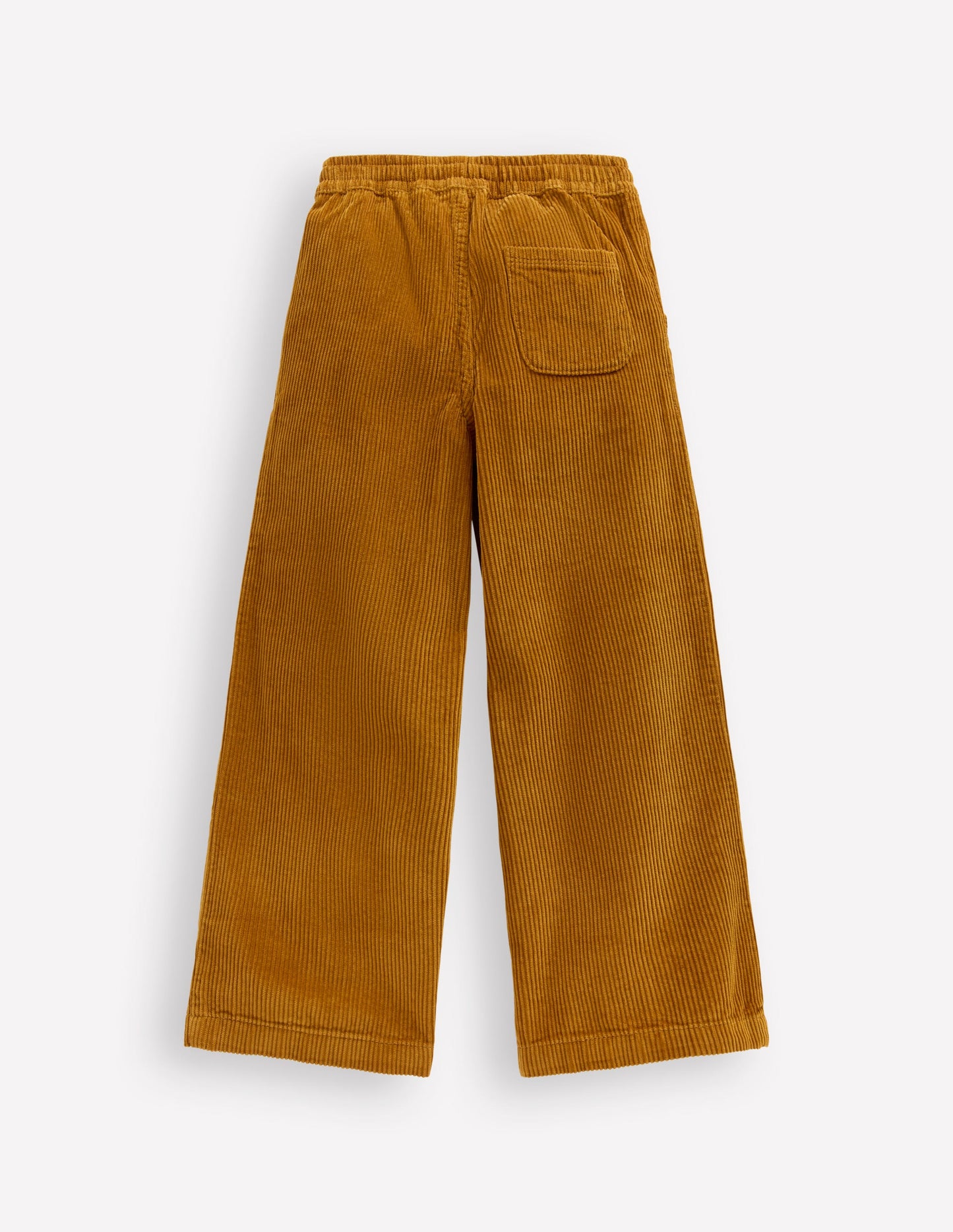 Relaxed Cord Trousers-Toffee Brown