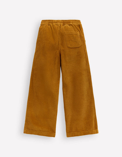 Relaxed Cord Trousers-Toffee Brown-2