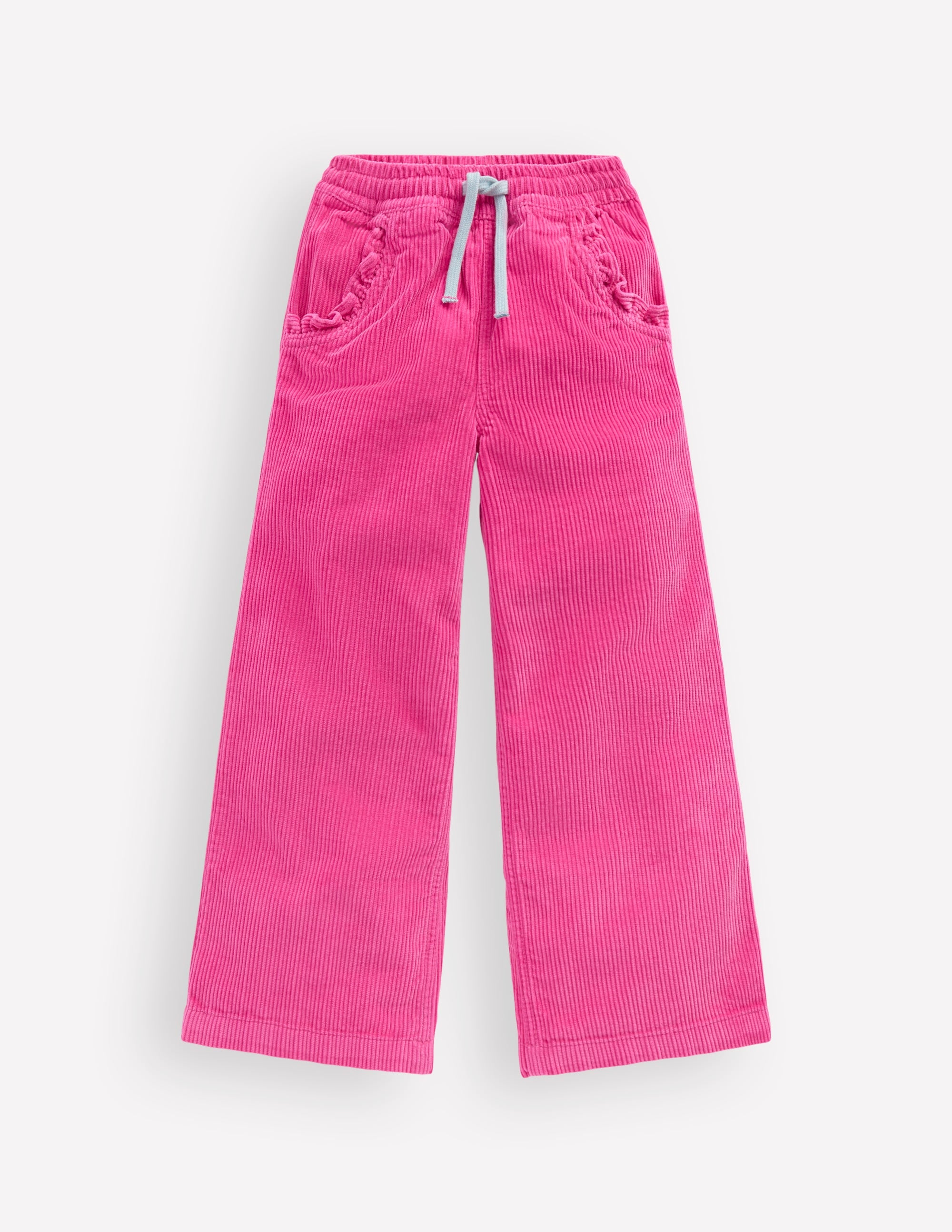 Relaxed Cord Trousers-Raspberry Pink - Image 1