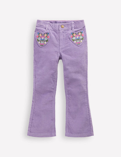 Kick Flare Trouser-Aster Purple-1