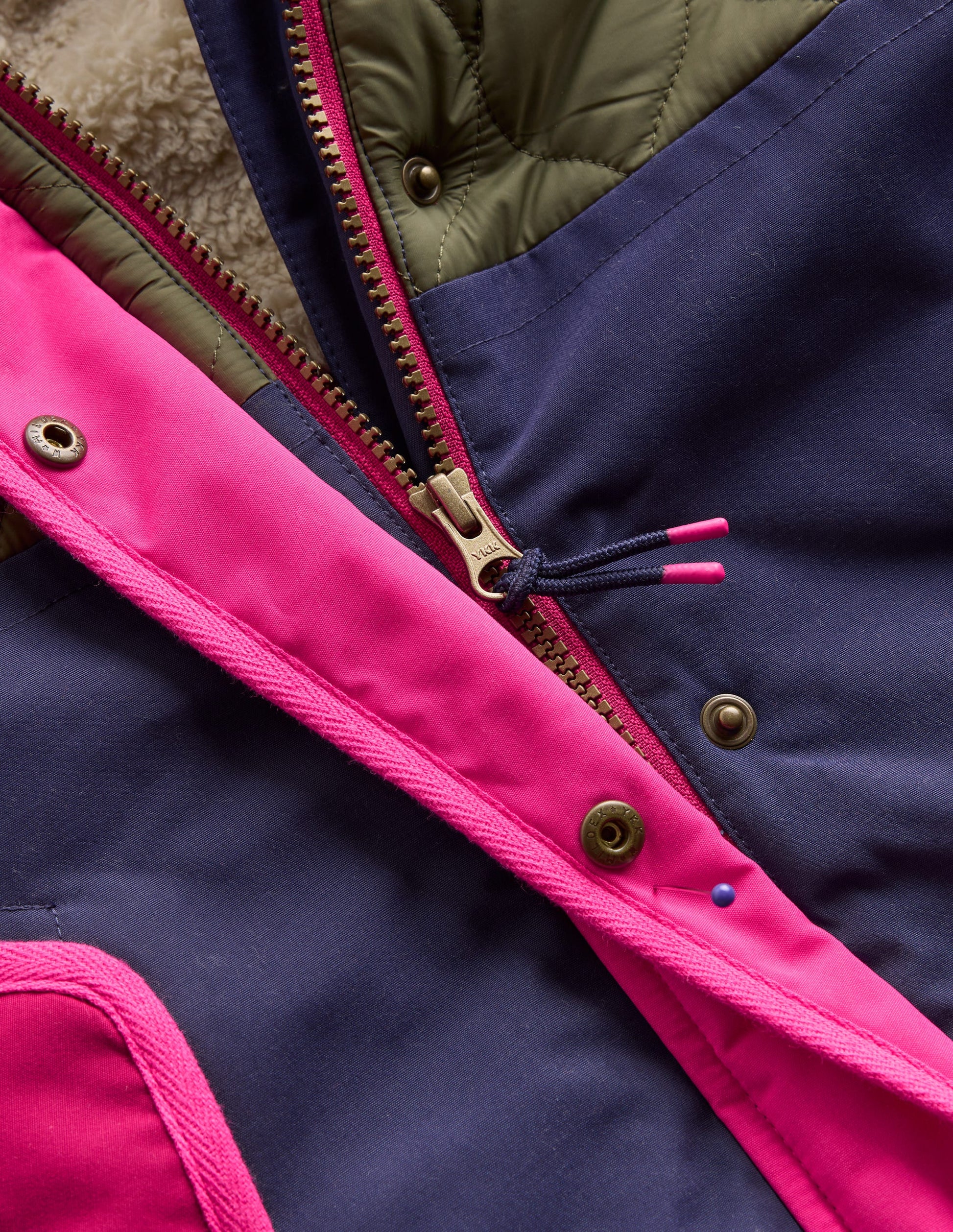 Joni Quilted Parka Coat-Multi Colourblock-3