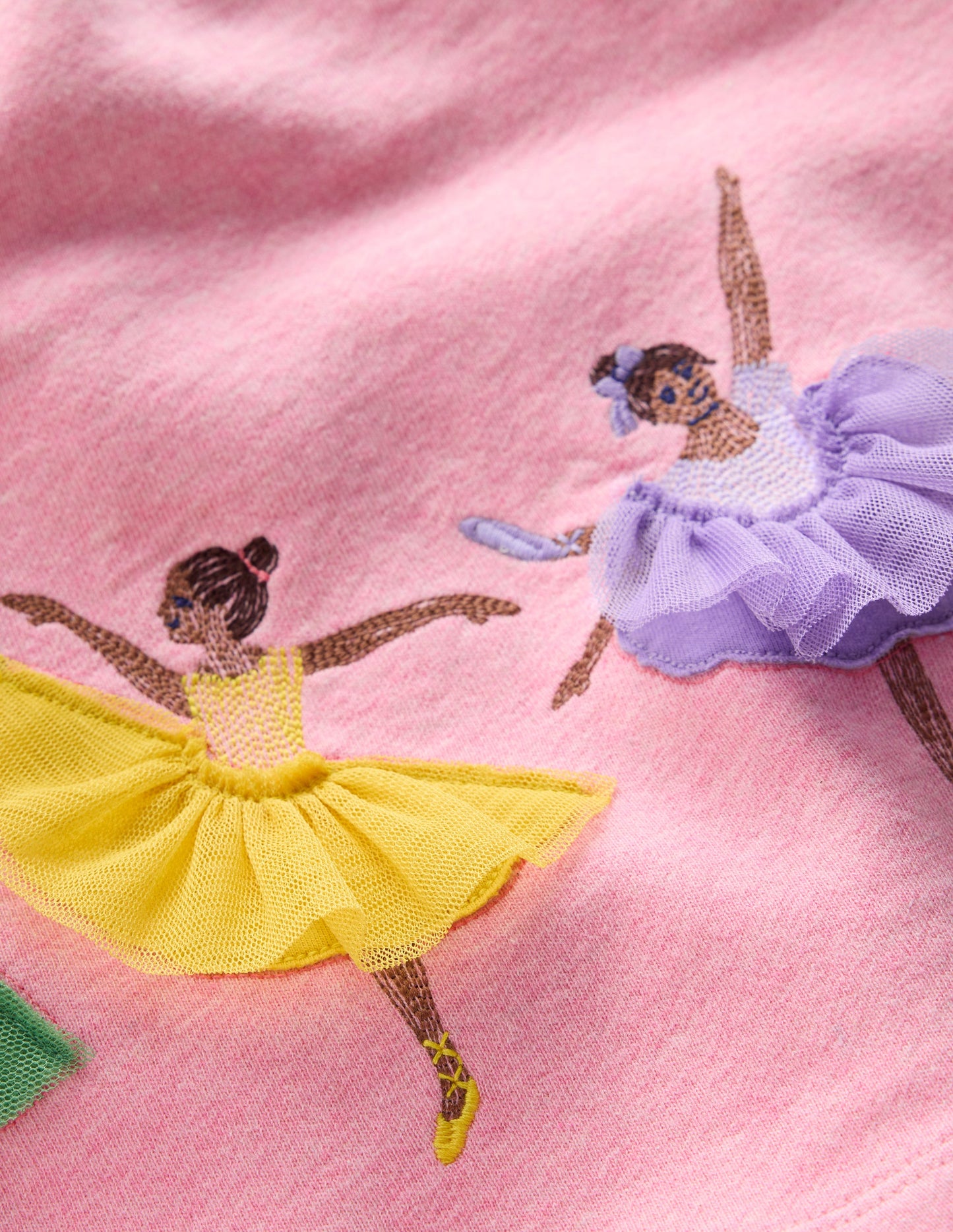 Applique Tunic-Pink Ballerinas