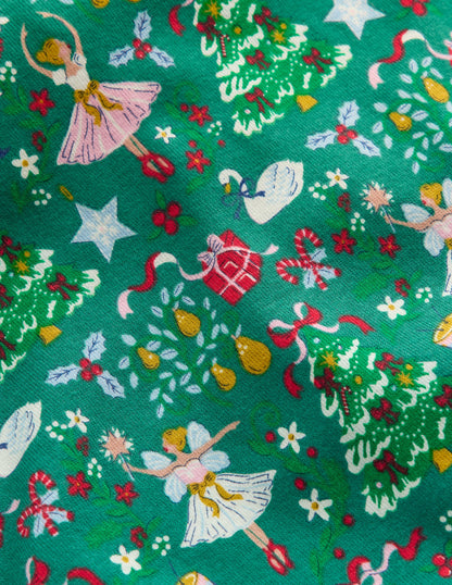 Snug Glow-in-the-dark Pyjamas-Jewel Green Nutcracker-3