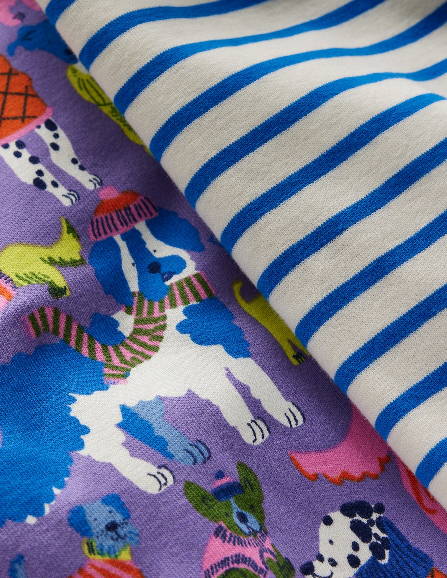 Twin Pack Snug Pyjamas-Vista Blue Cosy Pets