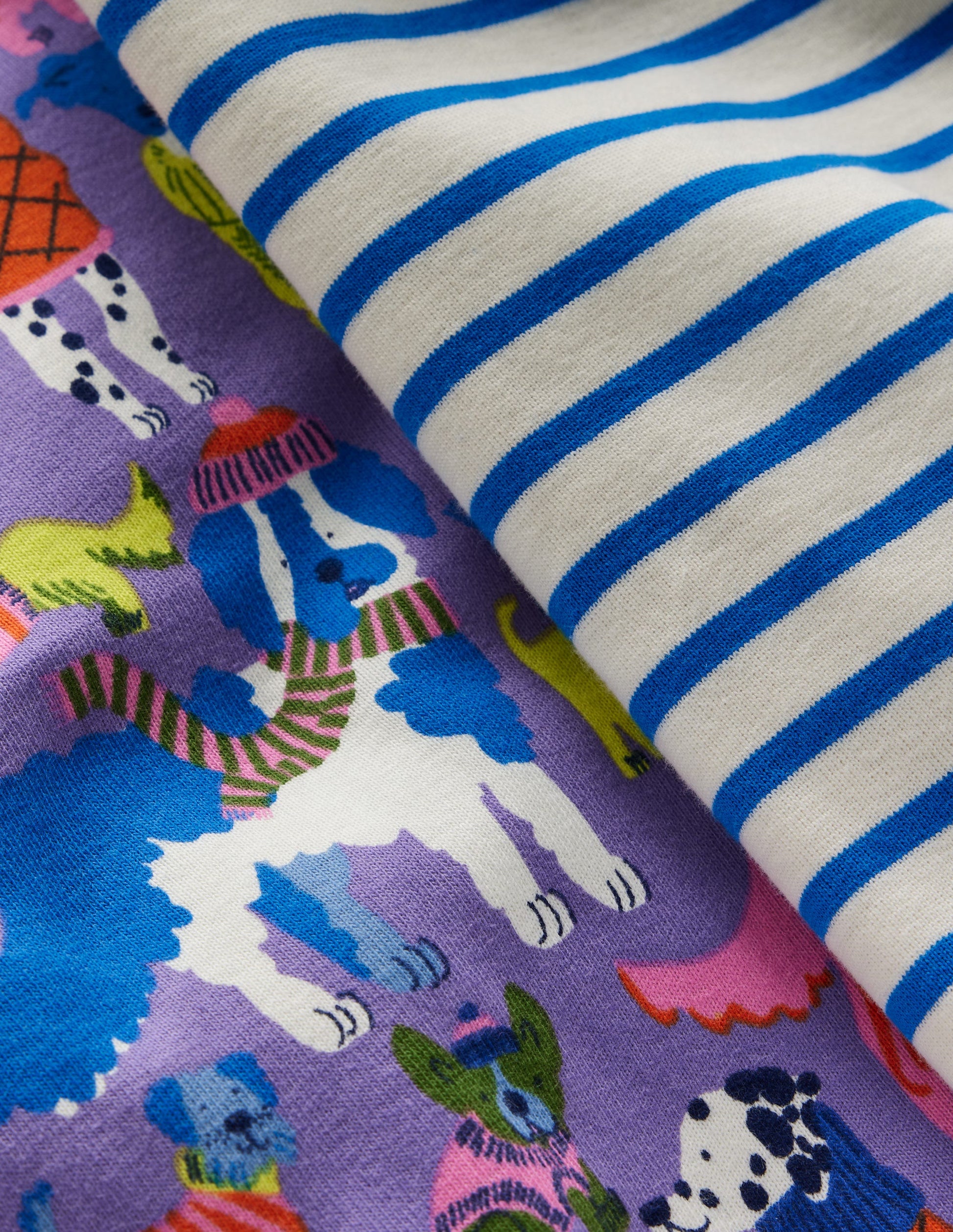 Twin Pack Snug Pyjamas-Vista Blue Cosy Pets-3