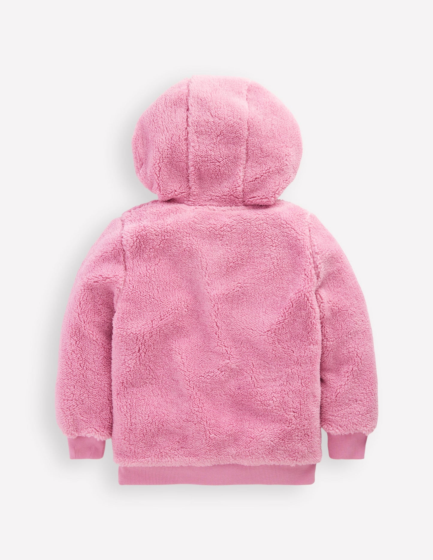 Cosy Fleece Half-Zip Hoodie-Pink Haze