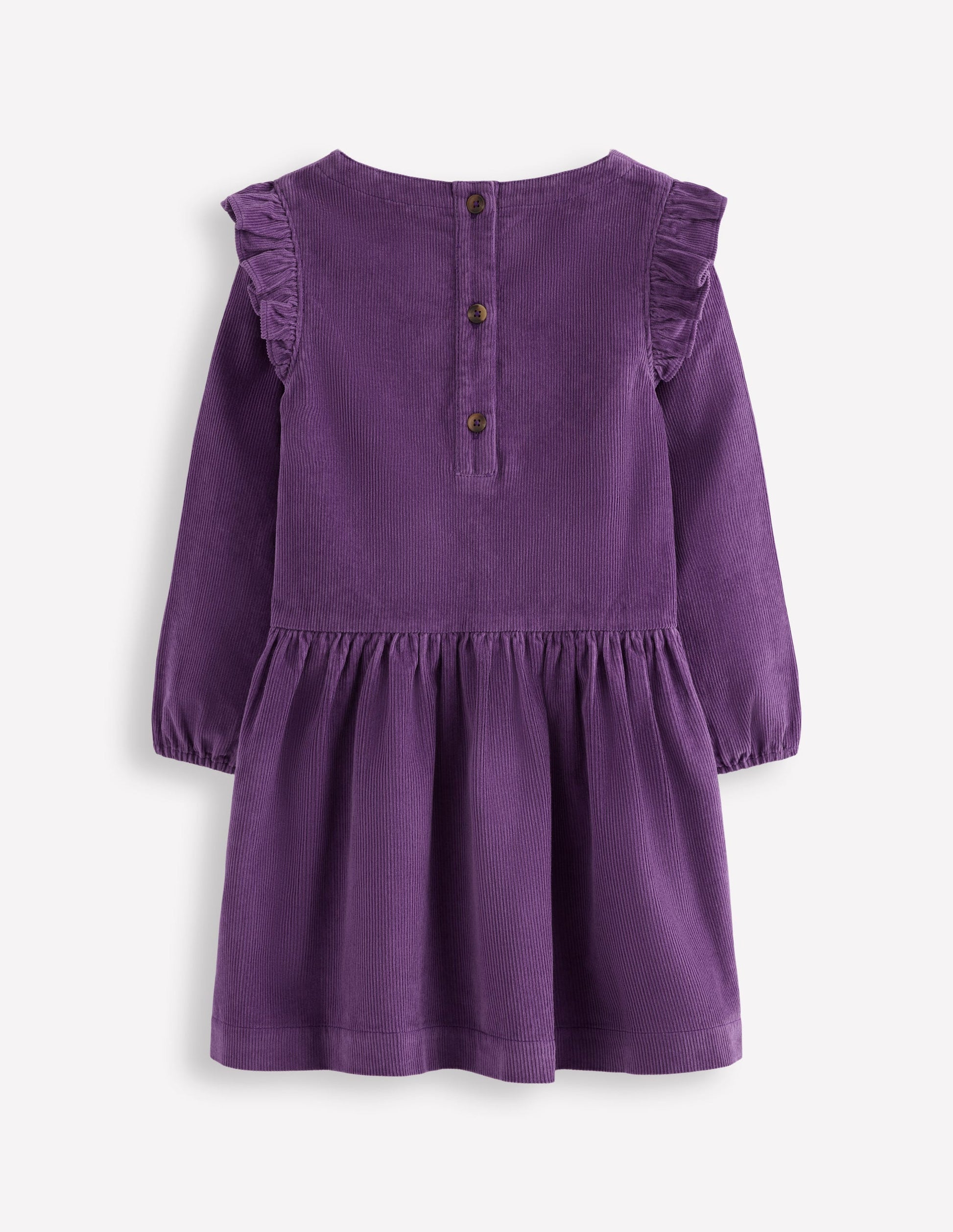 Cord Logo Dress-Mystic Purple Cherries-2