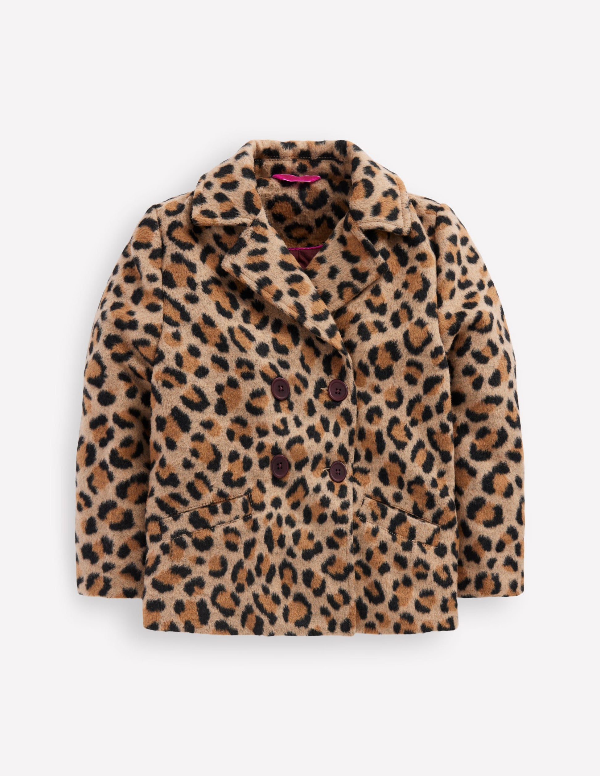 Pea Coat-Large Leopard Spot-1