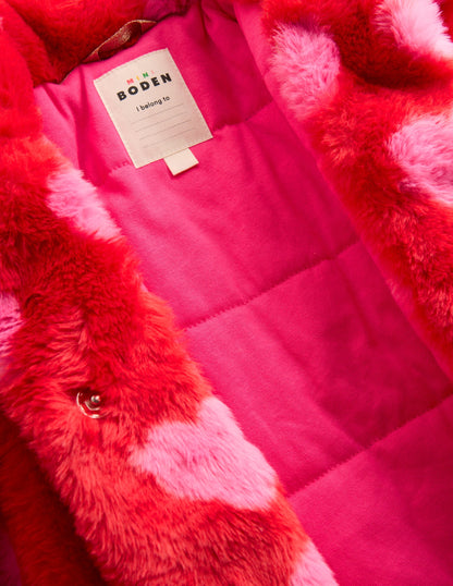 Faux Fur Collared Coat-Hearts-5