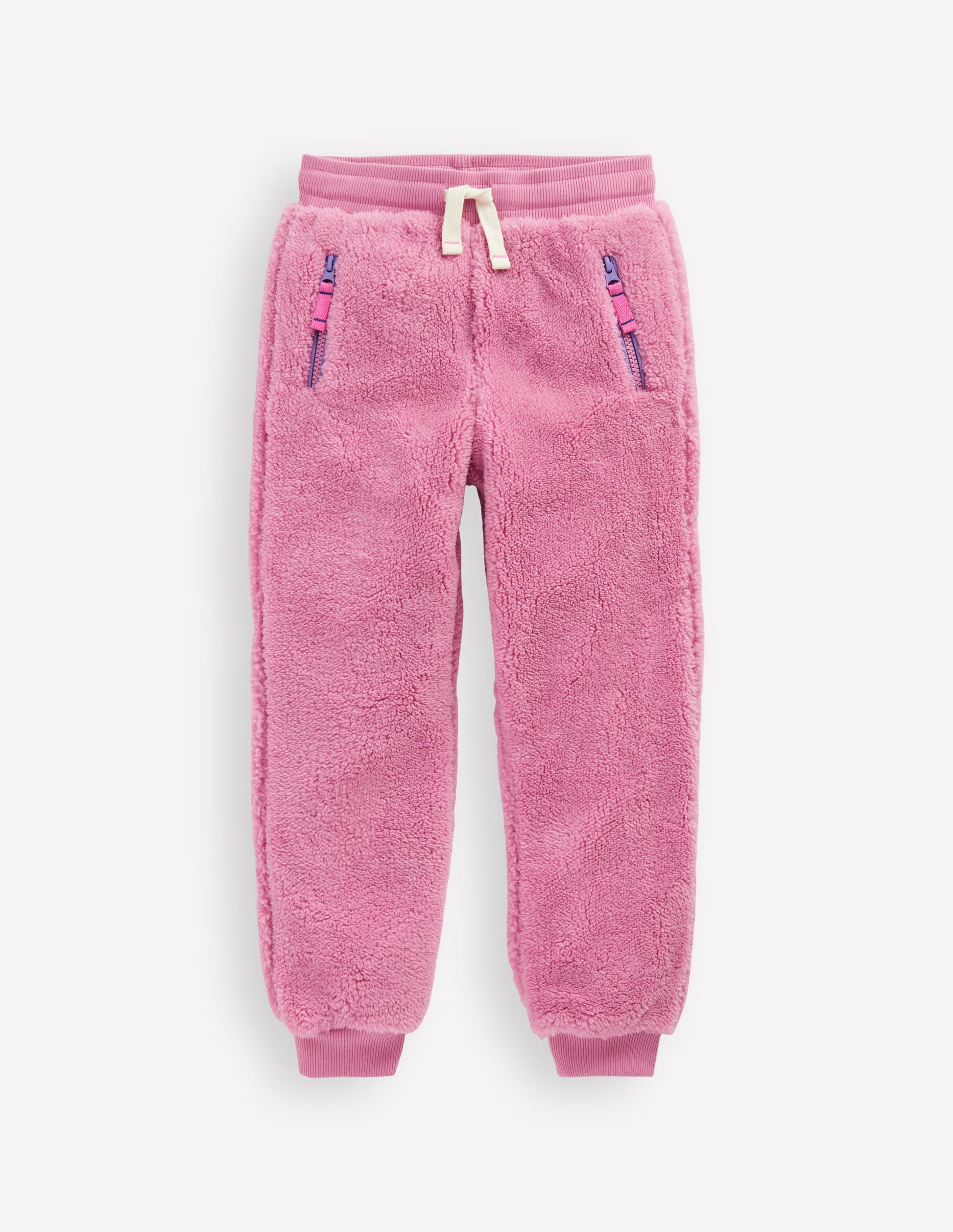 Cosy Fleece Joggers-Pink Haze-1