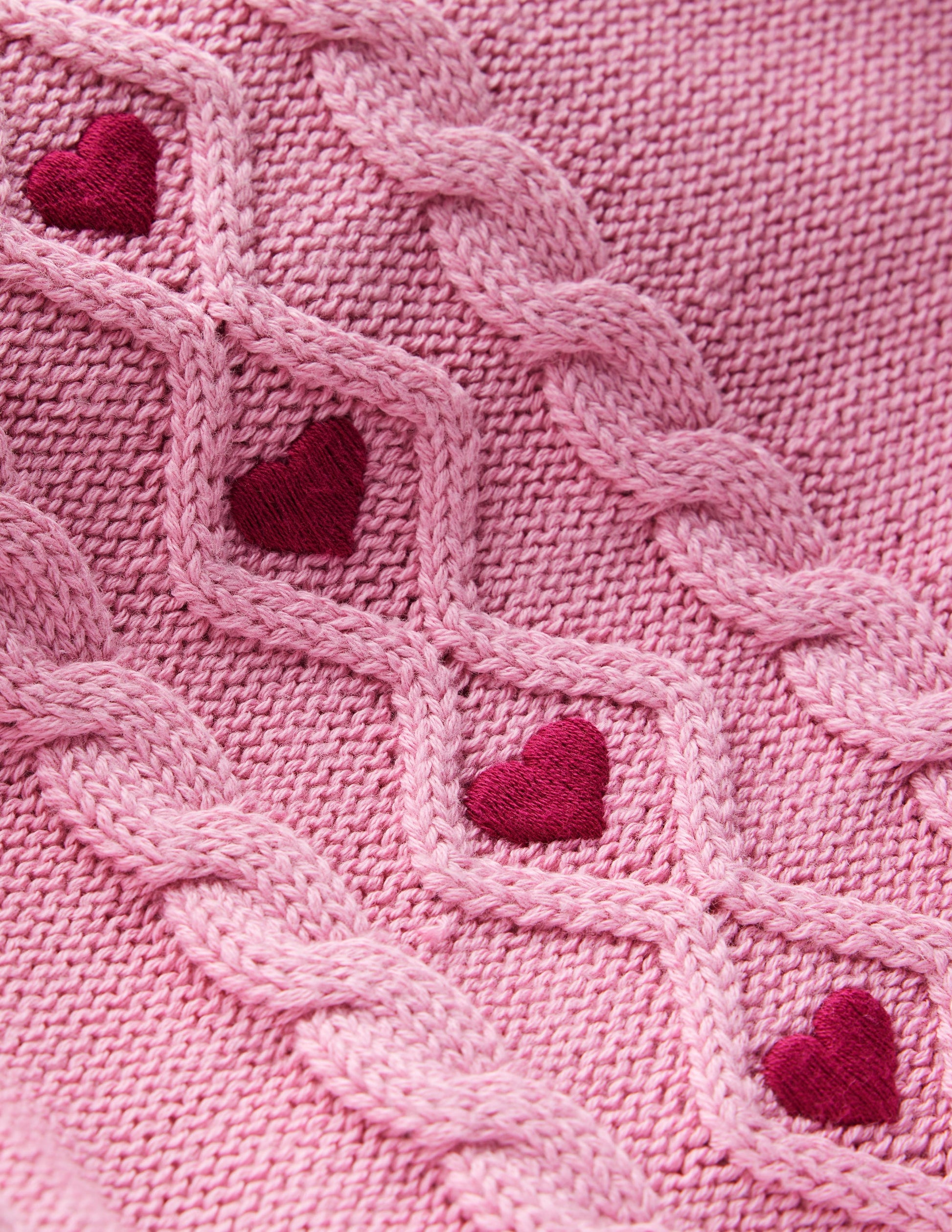 Cable Knitted Skirt-Formica Pink-3