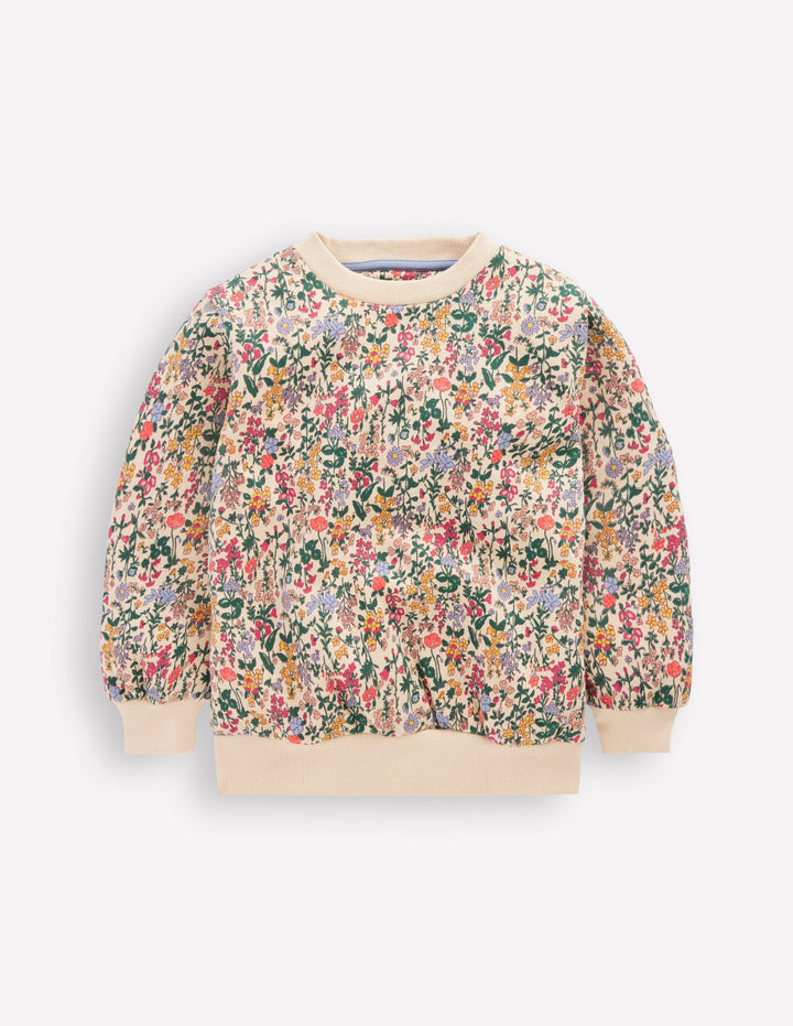 Relaxed Printed Sweatshirt-Ditsy Floral