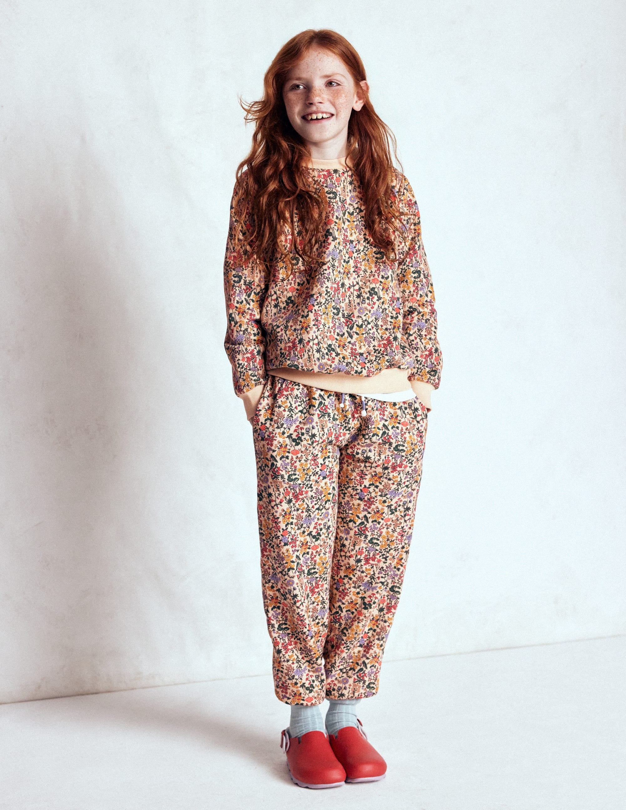 Relaxed Printed Sweatshirt-Ditsy Floral - Image 2
