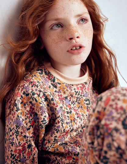 Relaxed Printed Sweatshirt-Ditsy Floral-2