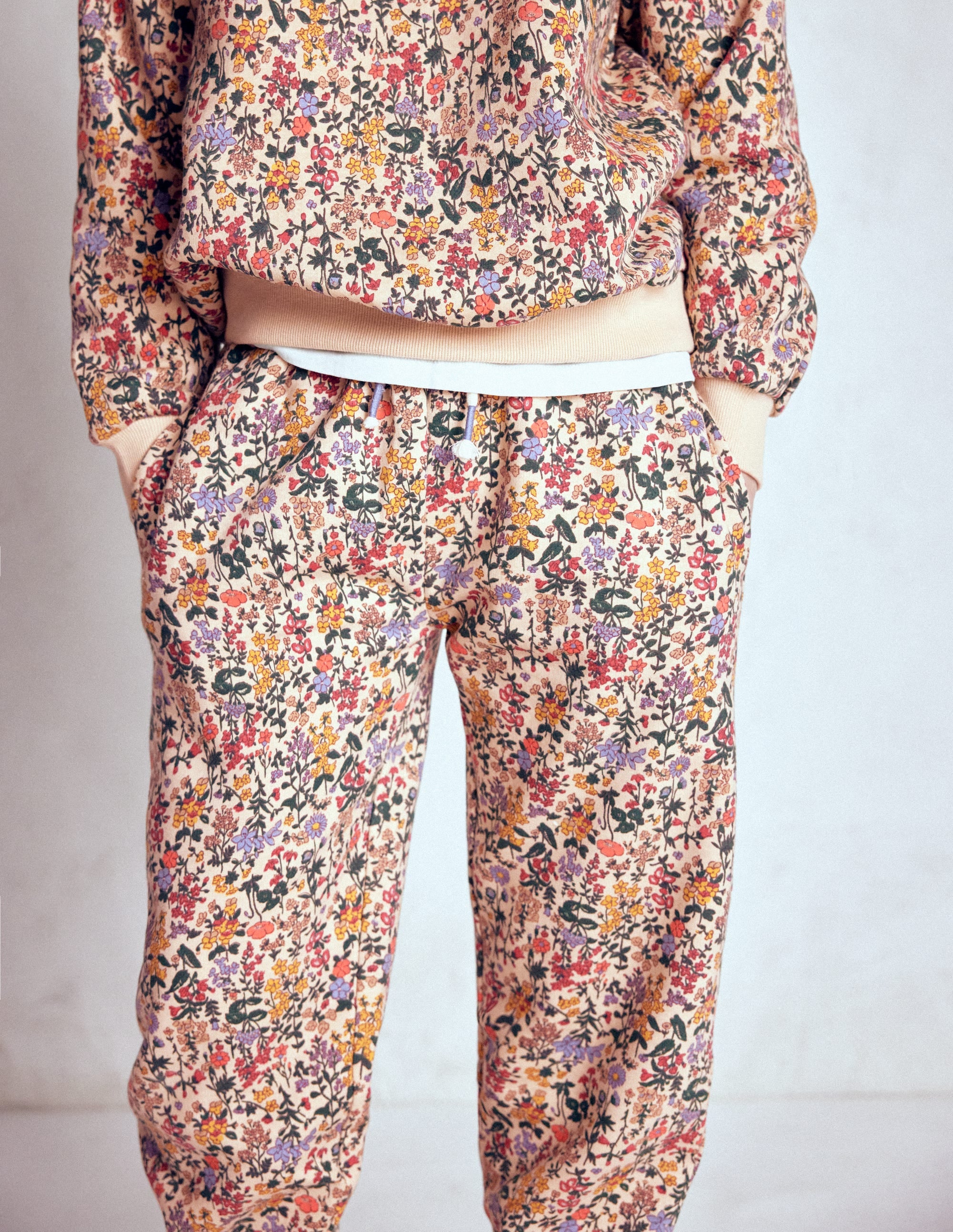 Printed Cosy Joggers-Ditsy Floral - Image 3