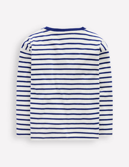 Long Sleeve Relaxed Breton-Ivory/College Navy-2