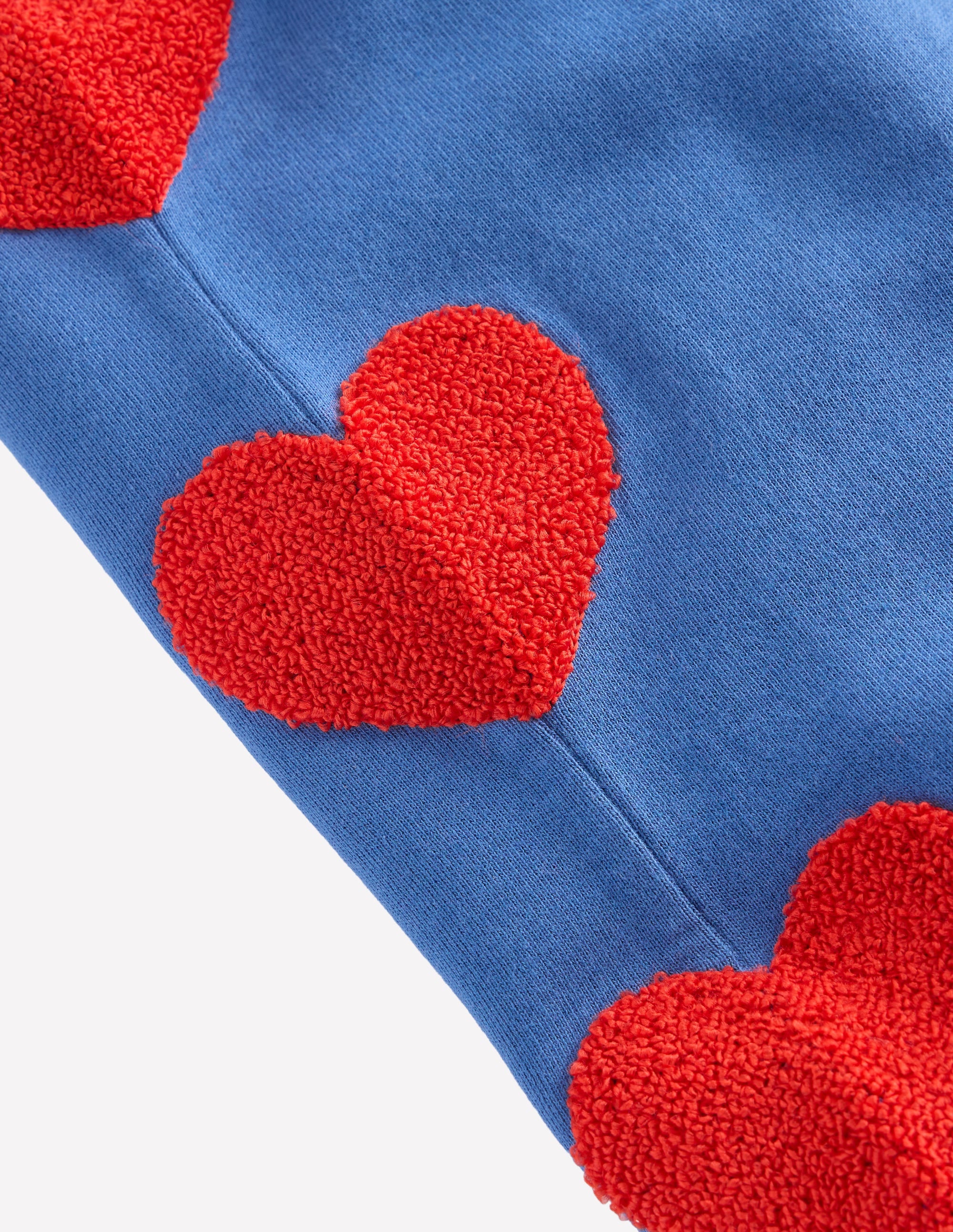 Bobbie Appliqué Joggers-Bluejay Hearts - Image 5