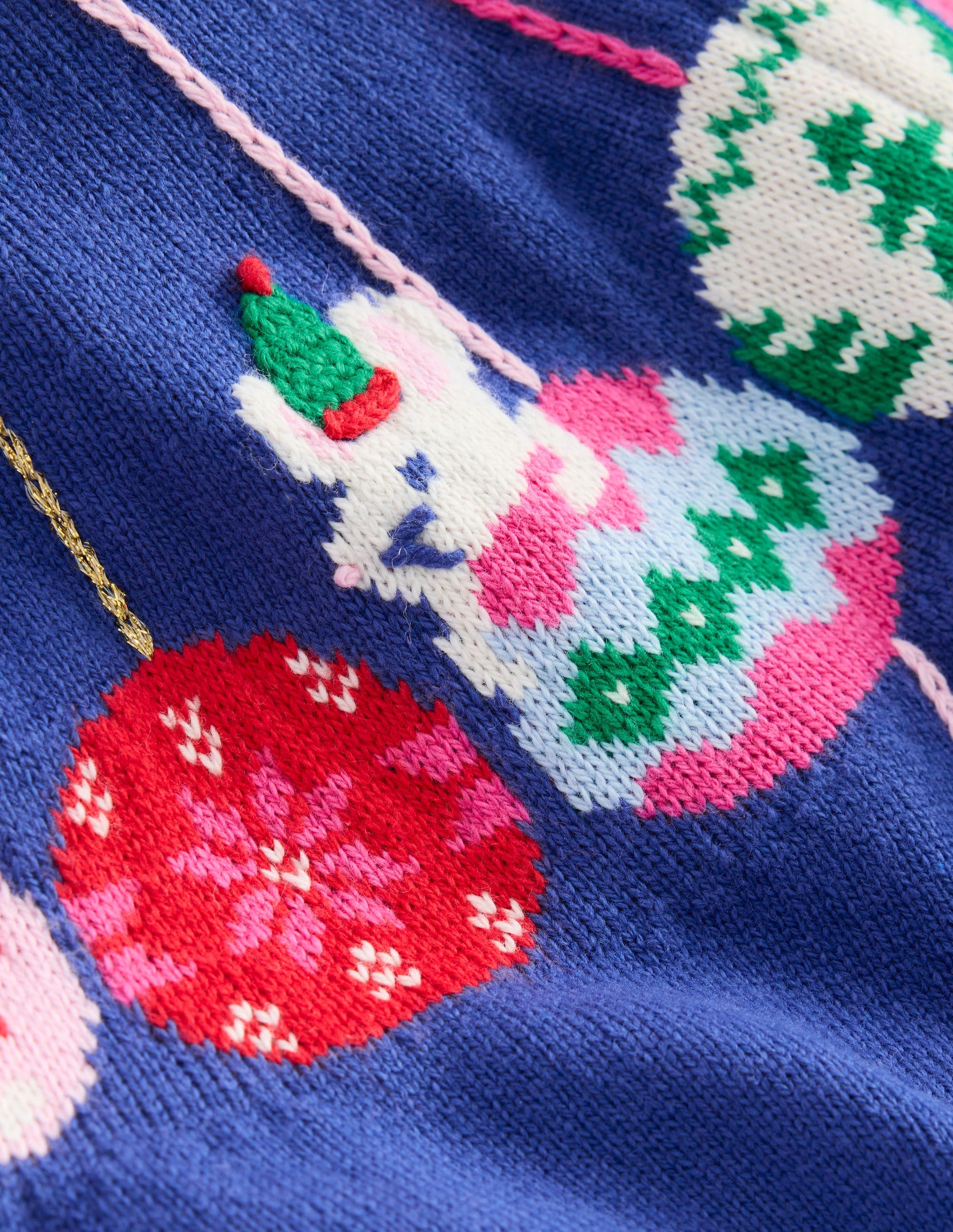 Fun Logo Jumper-College Navy Baubles-5