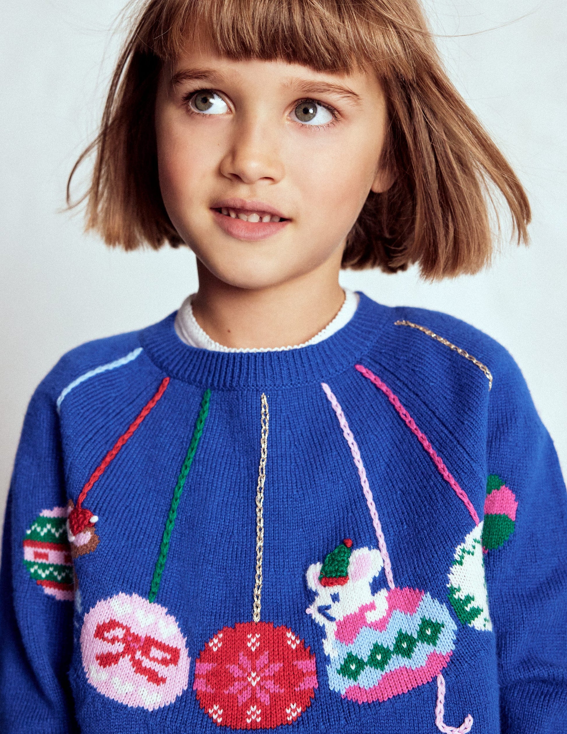 Fun Logo Jumper-College Navy Baubles-2