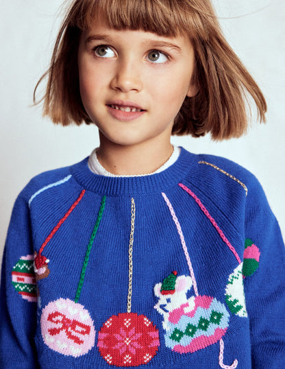 Fun Logo Jumper-College Navy Baubles-2