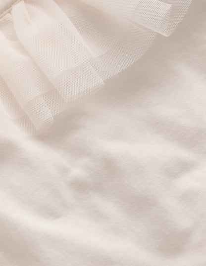 Tulle Jersey Top-Soft Ivory-6