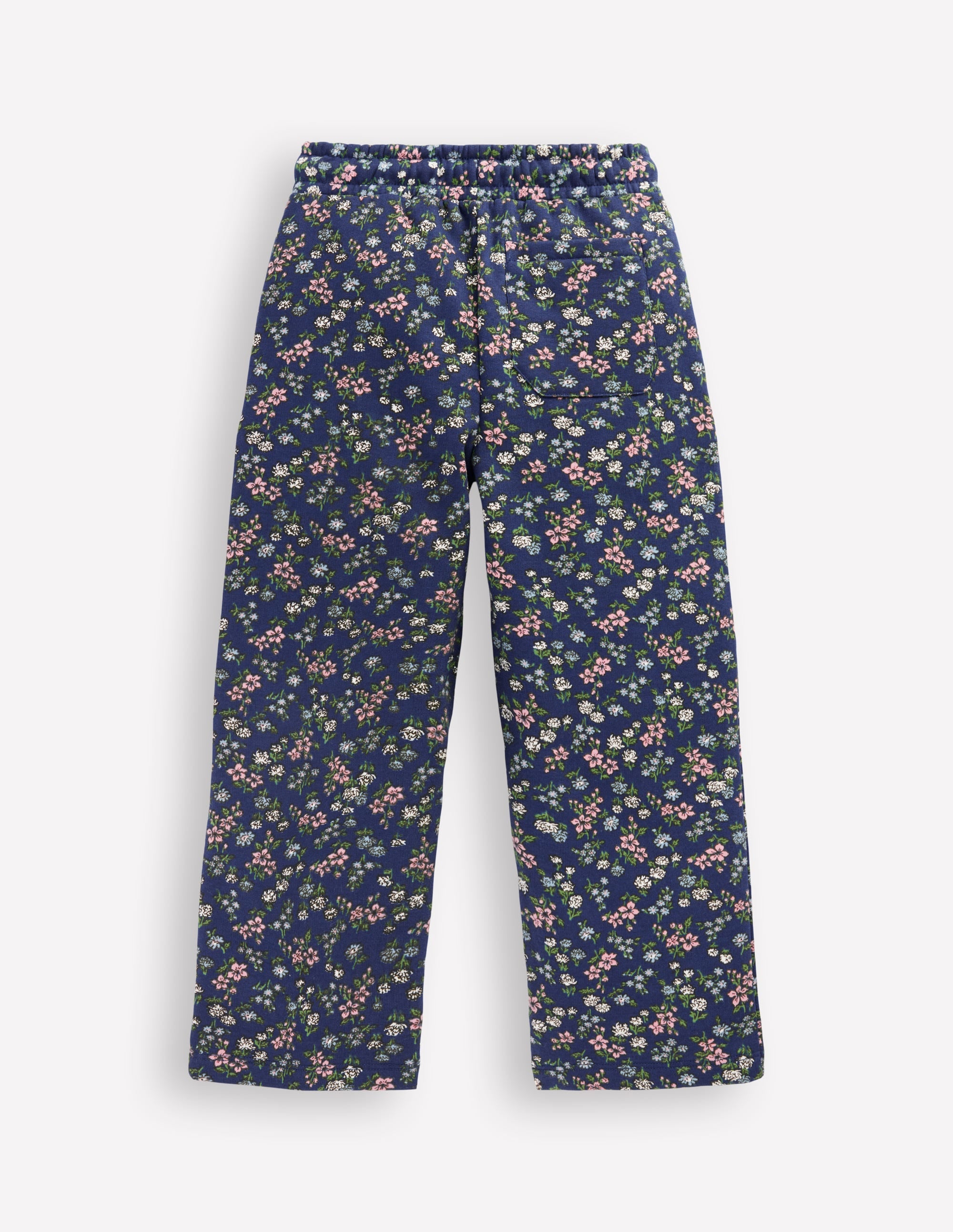Wide Leg Printed Jogger-Starboard Blue Meadow Floral - Image 2