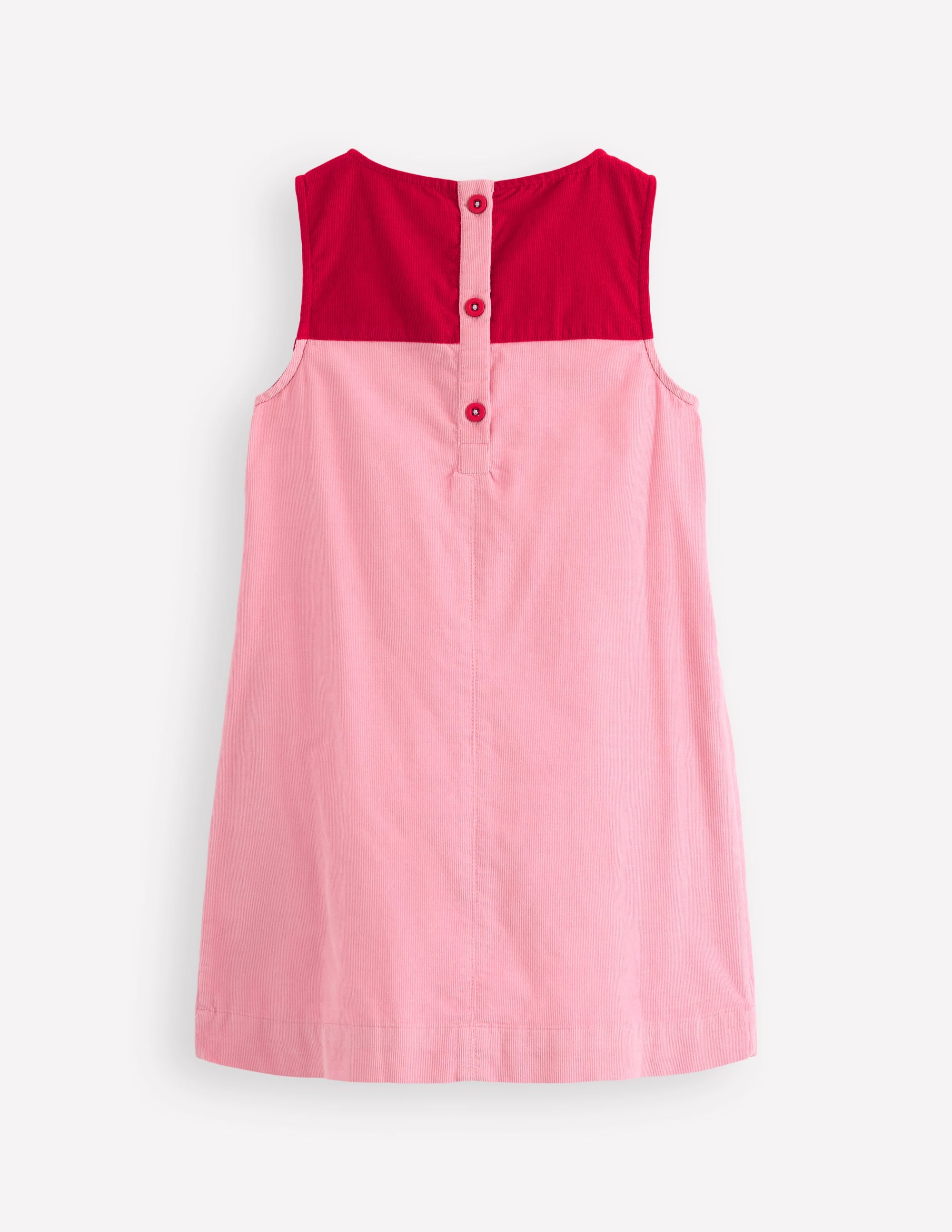 Logo Pinafore Dress-Formica Pink Gingerbread House - Image 2