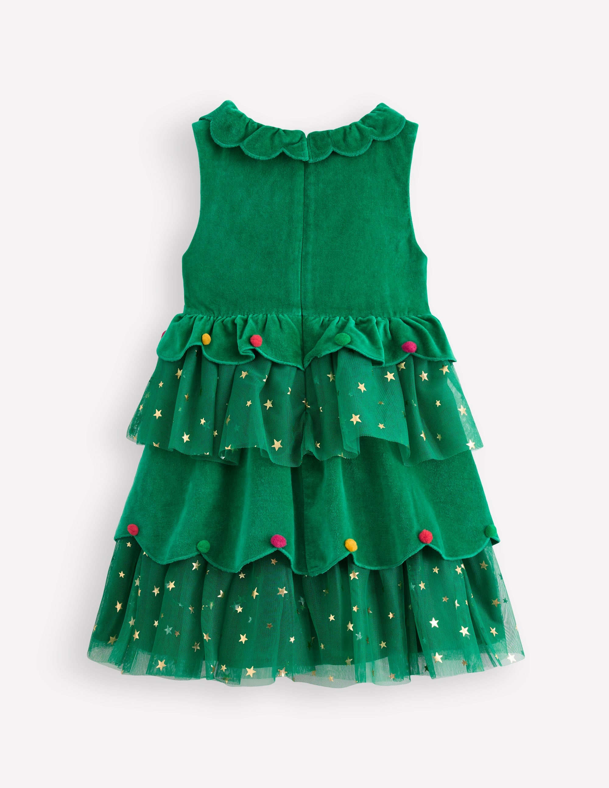 Christmas Tree Tulle Dress-Shady Green - Image 2