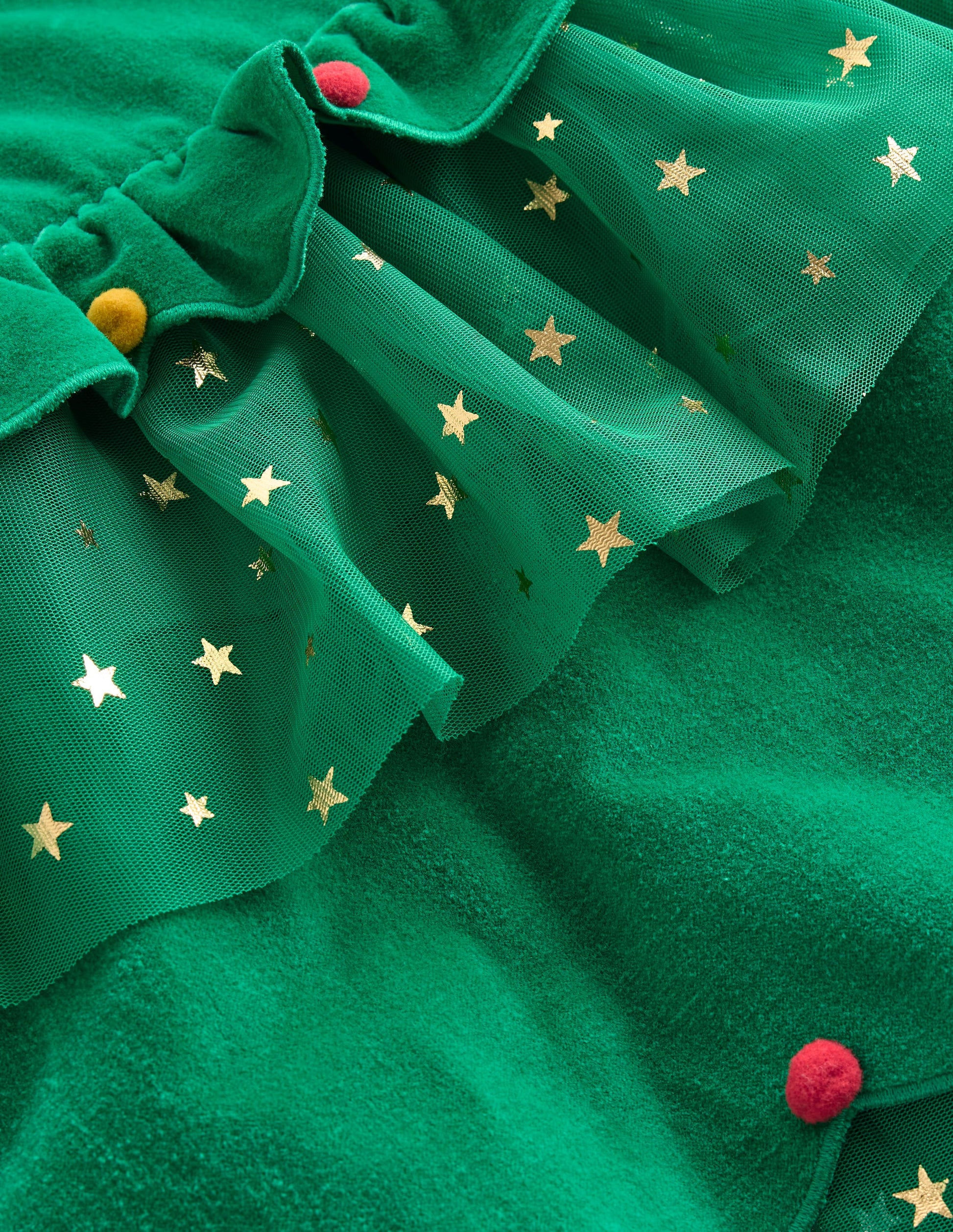 Christmas Tree Tulle Dress-Shady Green | Boden UK Christmas Tree Tulle Dress-Shady Green | Boden UK