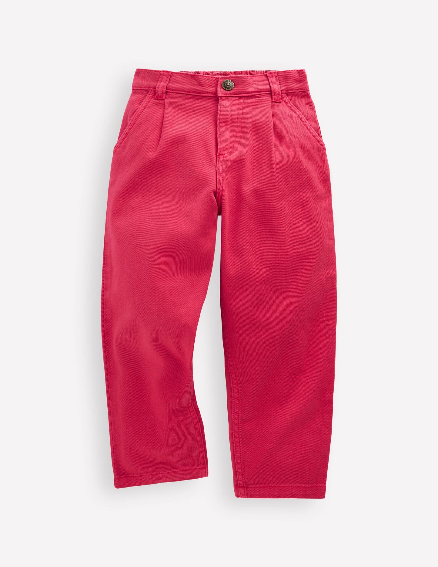 Pleat Jeans-Raspberry Pink