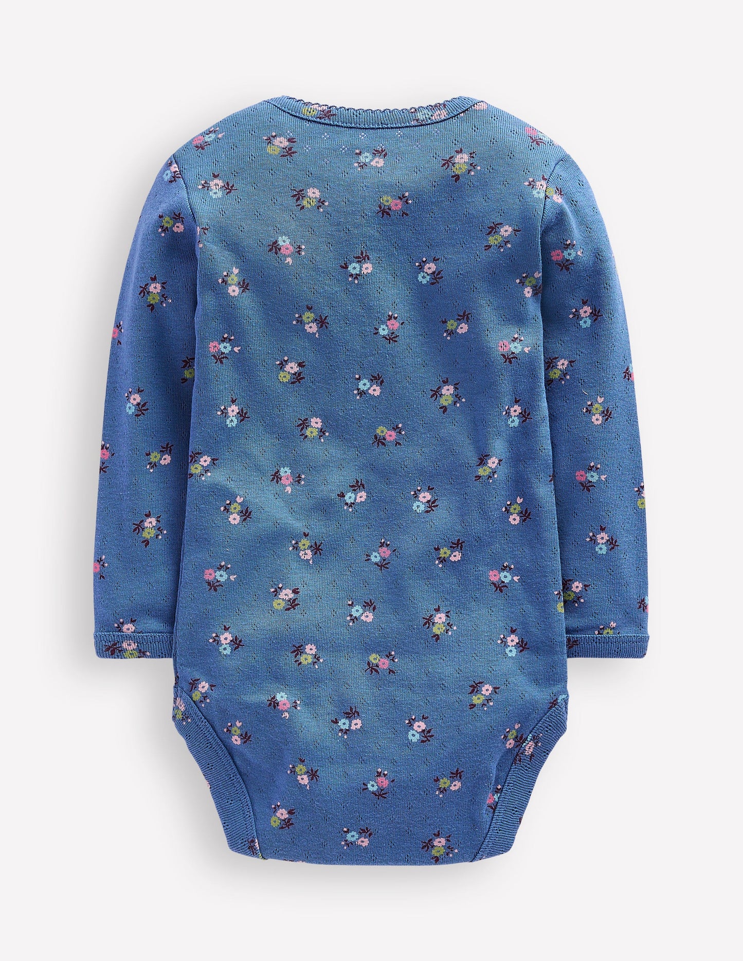 3-pack Pointelle Bodies-Pink/Blue Ditsy Floral