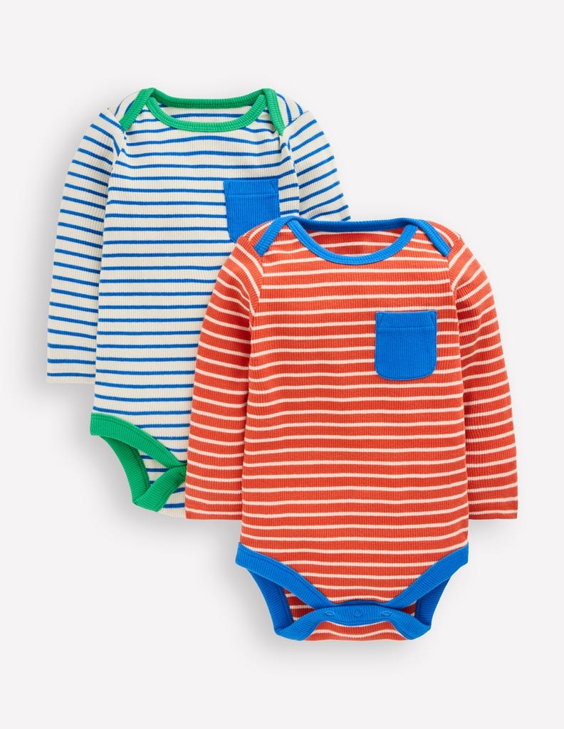 2-pack Ribbed Bodies-Multi Stripe-1