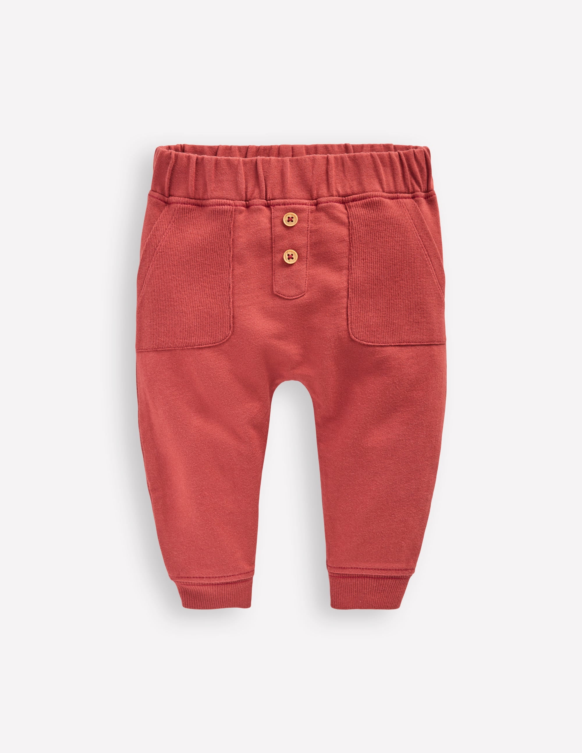 Jersey Joggers-Roasted Chestnut Brown - Image 1