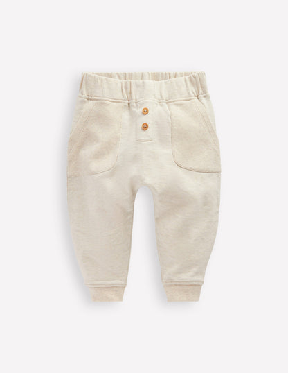 Jersey Joggers-Oatmeal-1
