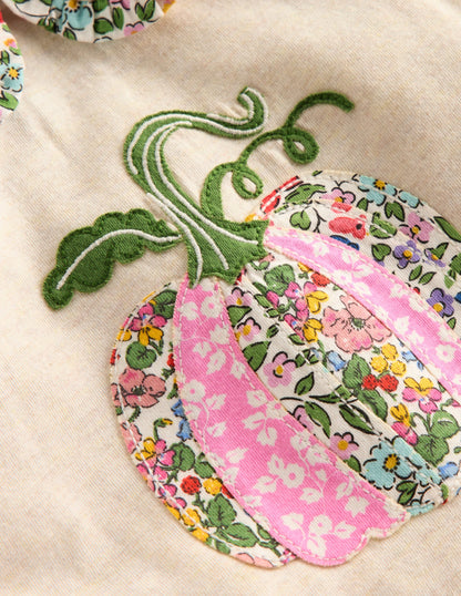 Collared Jersey Set-Oatmeal Marl-3