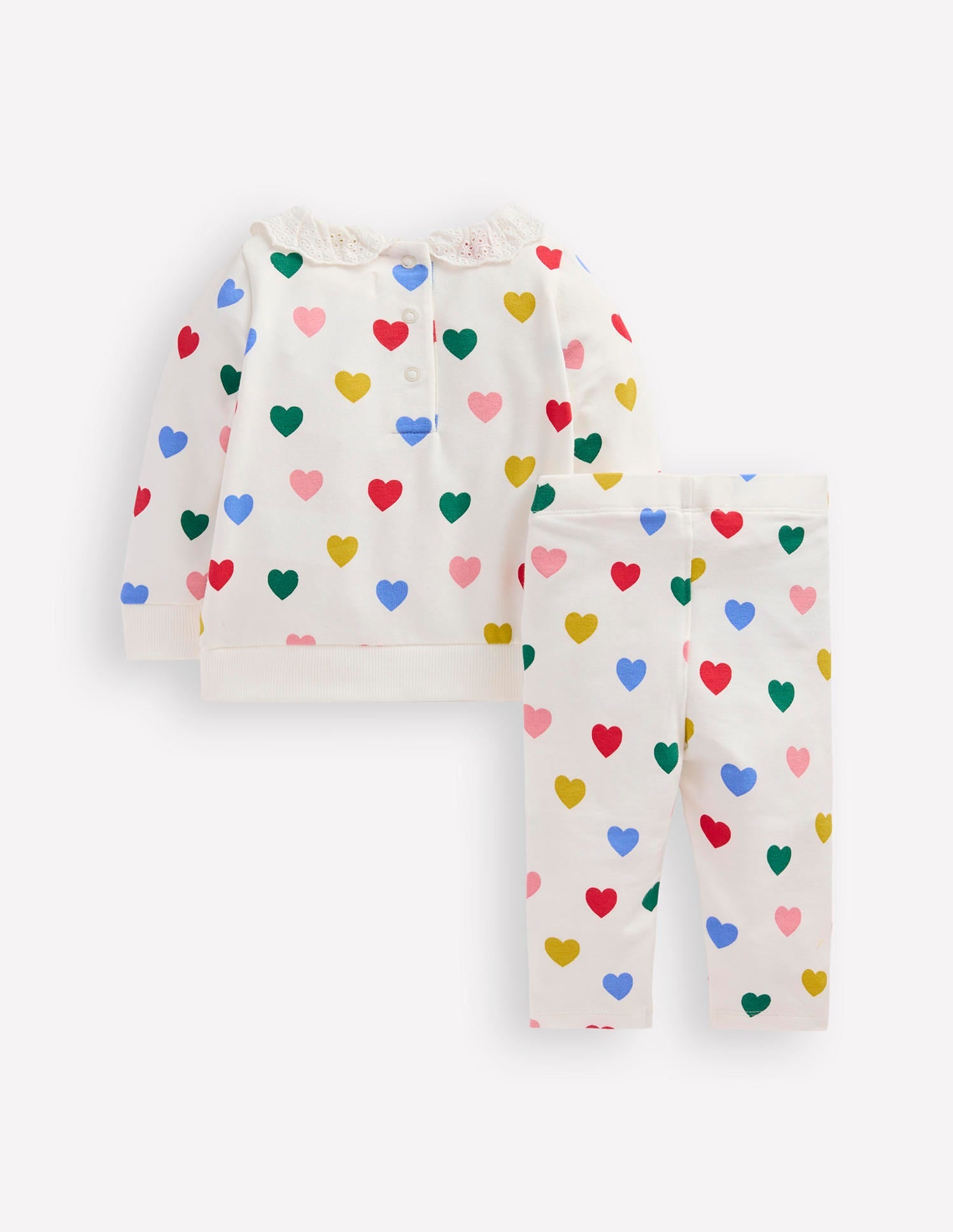 Sweatshirt Play Set-Multi hearts - Image 2