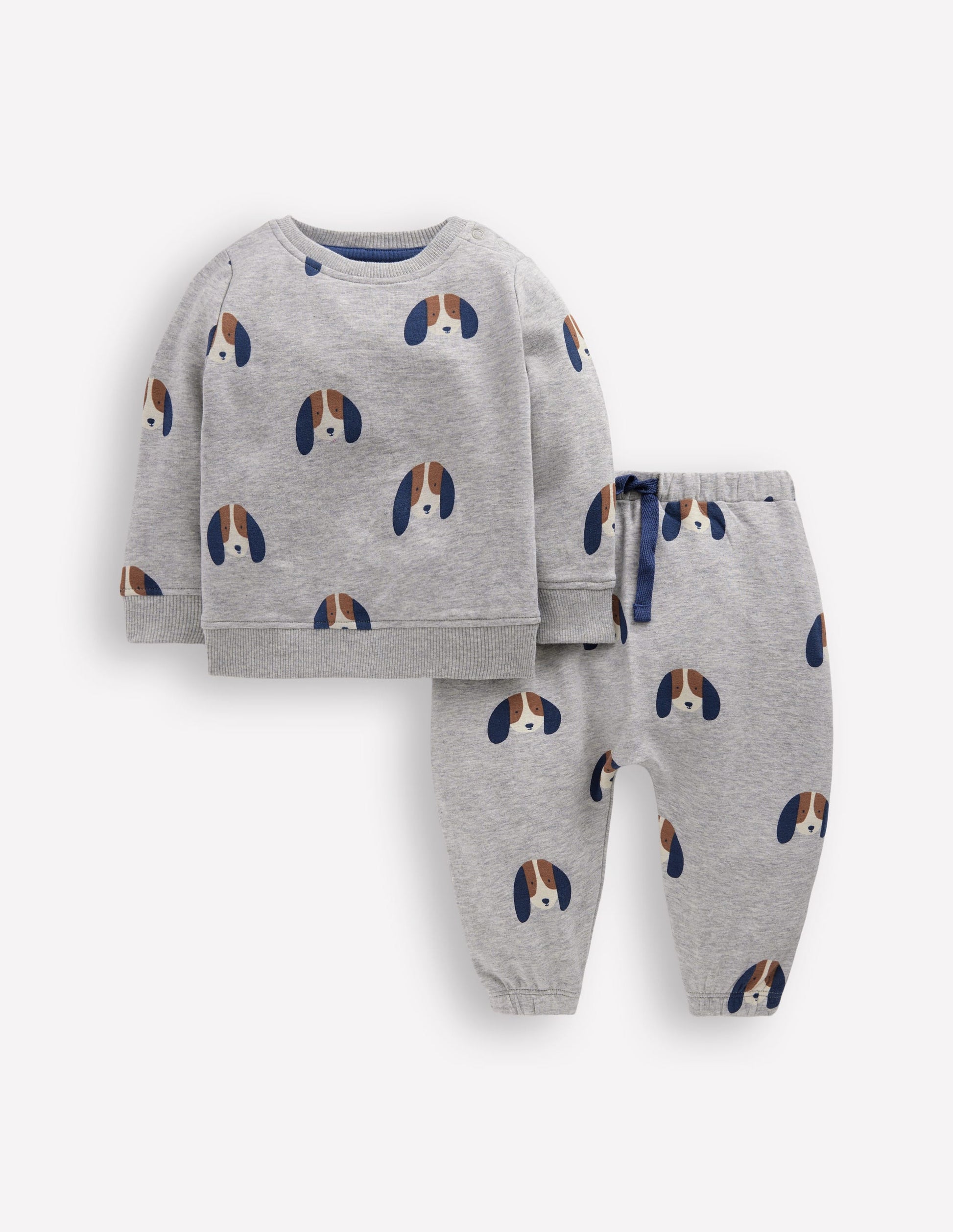 Sweatshirt Play Set-Grey Marl Puppy-1