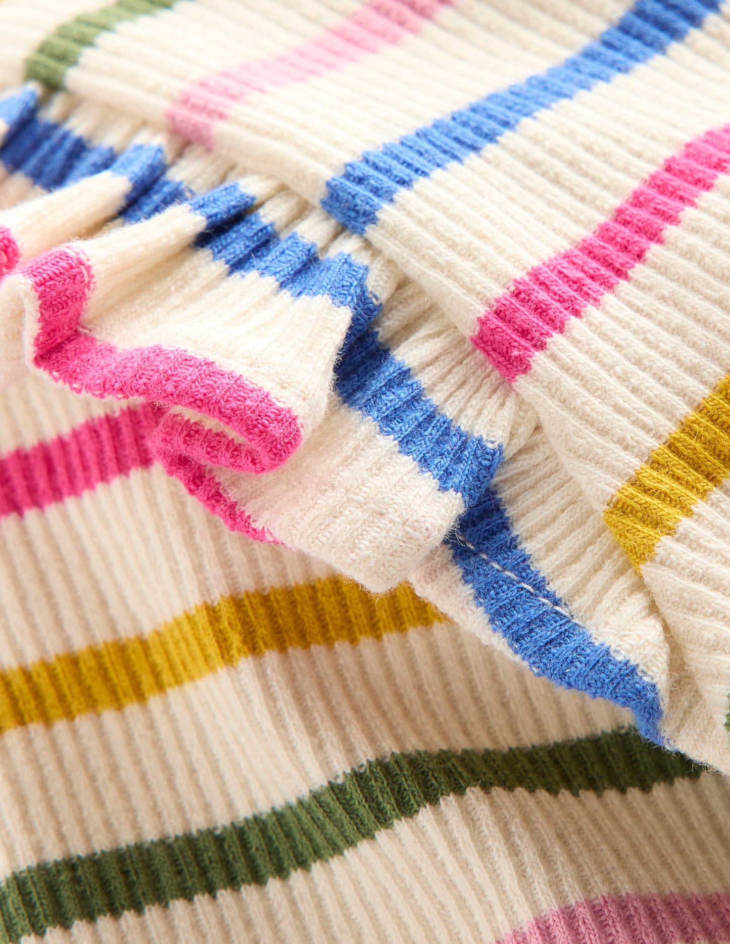 Ribbed Jersey Play Set-Multi Stripe