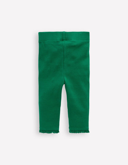 Ribbed Leggings-Jewel Green-2