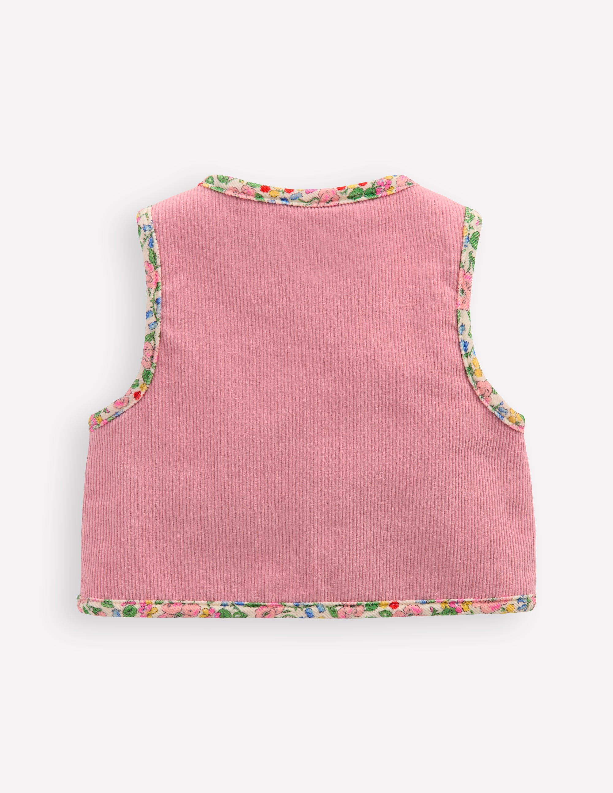 Reversible Embroidered Gilet-Zephyr/Coconut Milk - Image 2