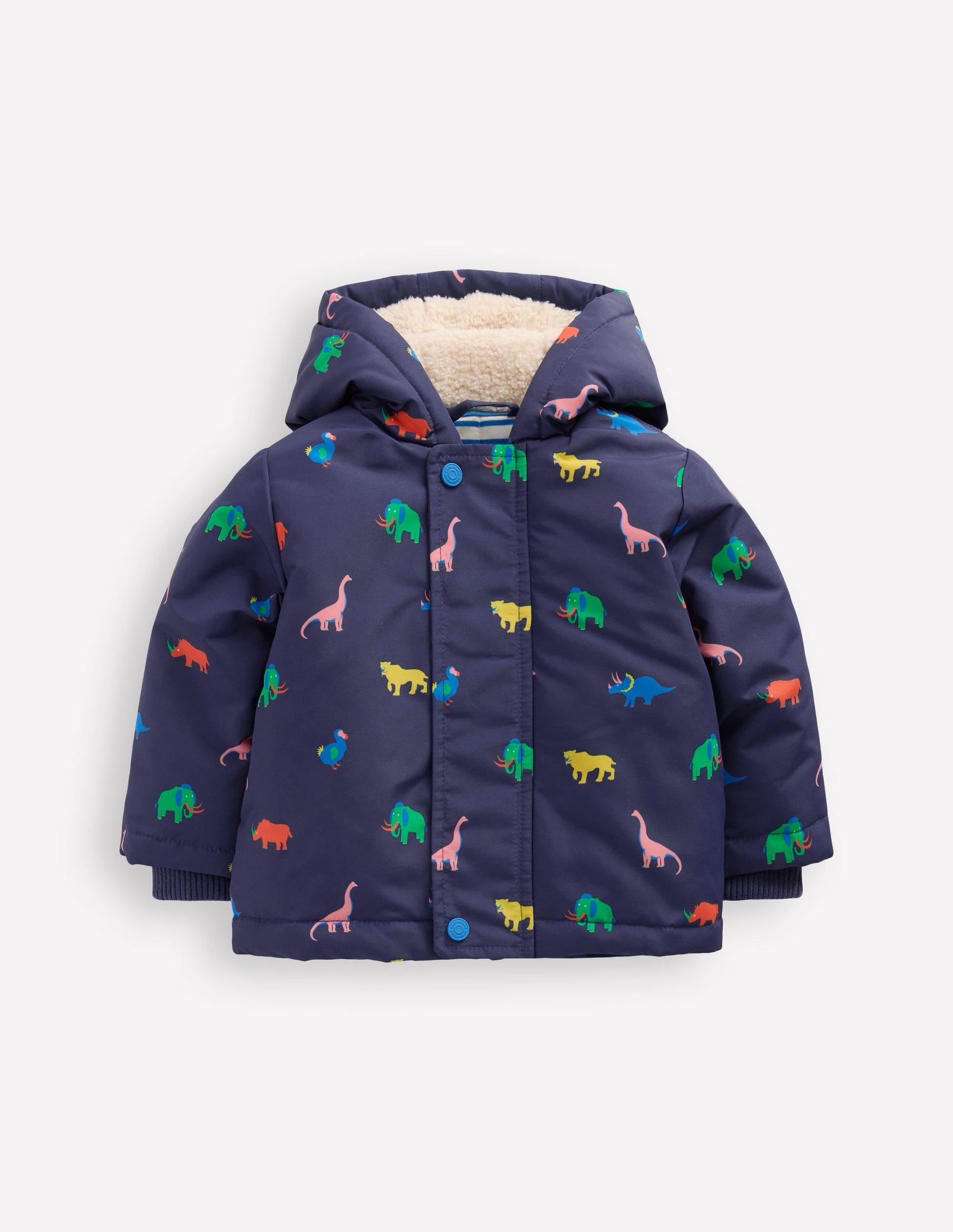 Boys 3-in-1 Coat-Navy Prehistoric Print Boden UK